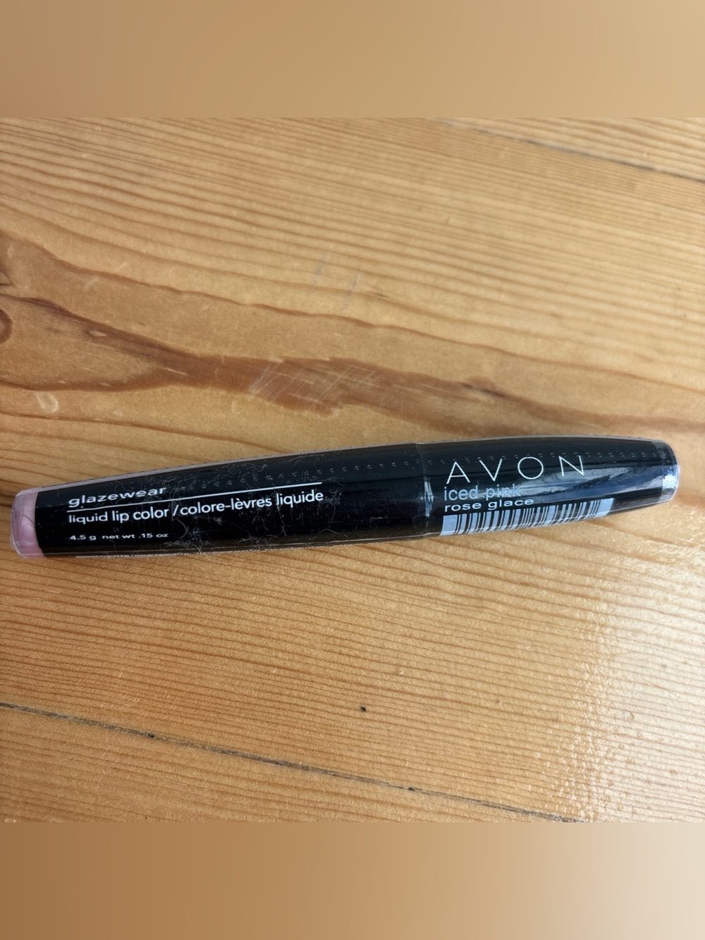 AVON Glazewear Liquid Lip Color iced pink NEW